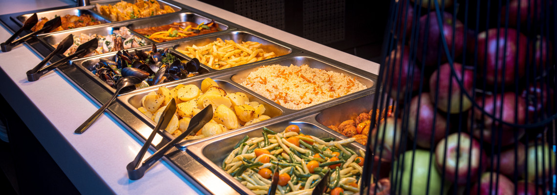 Accommodation with three meals a day